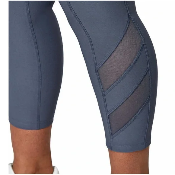 Mondetta Ladies' Mesh Capri, Purple - Picture 3 of 6